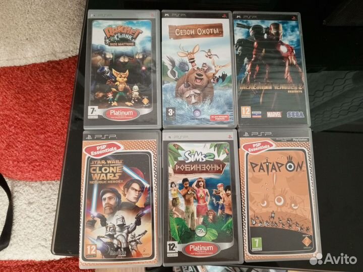 Игры для портативной консоли Sony PSP