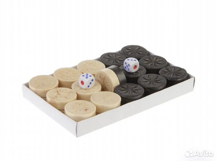 Набор фишек для нард 30 шт