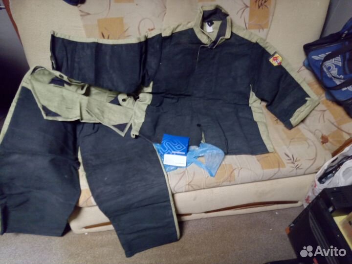 Костюм сварщика брезент-спилок кс09 рост 182-188;