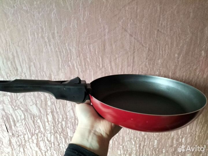 Набор 3 шт. сковородки + кастрюля съемная ручка