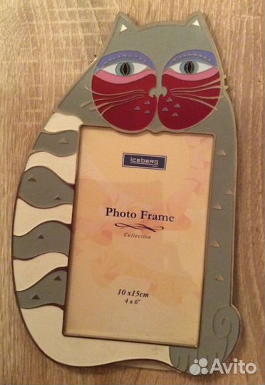 Фоторамка Iceberg новая Полосатый кот