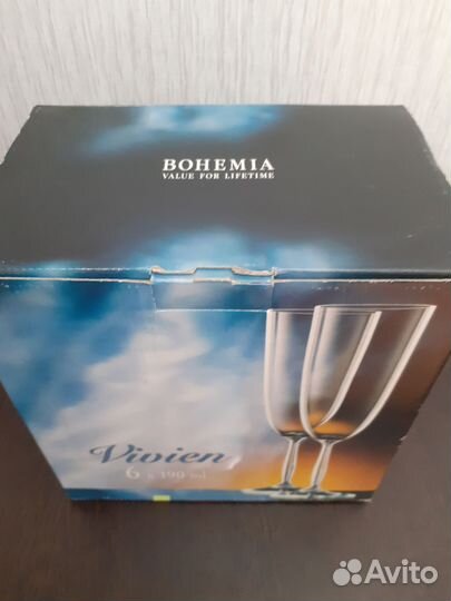 Бокалы для шампанского богемия