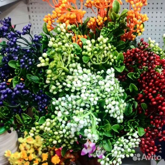 Искусственные цветы для декора свадьбы