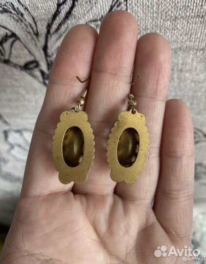 Серьги винтажные разные
