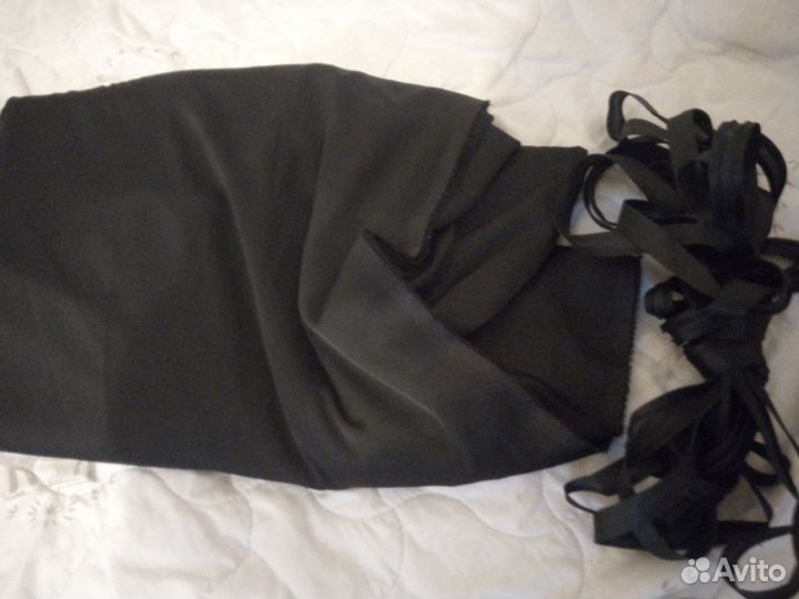 Отрез ткани шелк натуральный