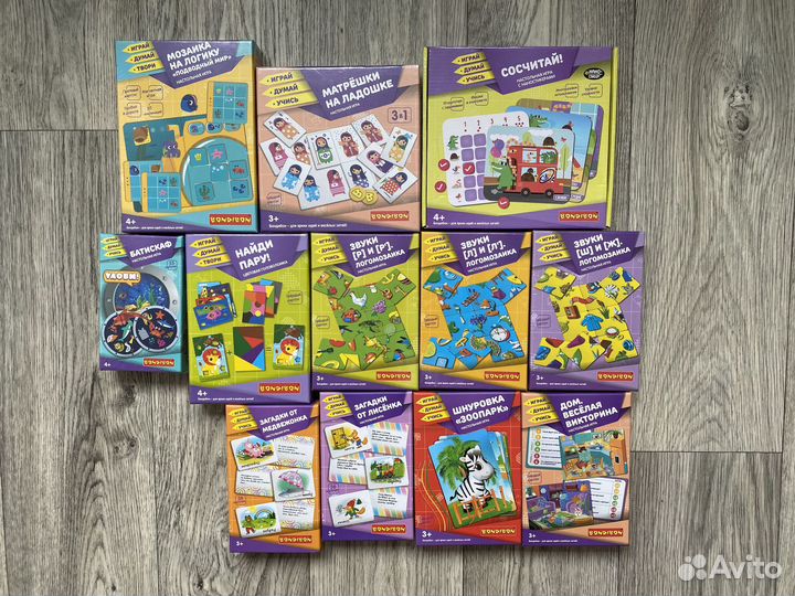 Развивающие настольные игры Bondibon, Smart Games