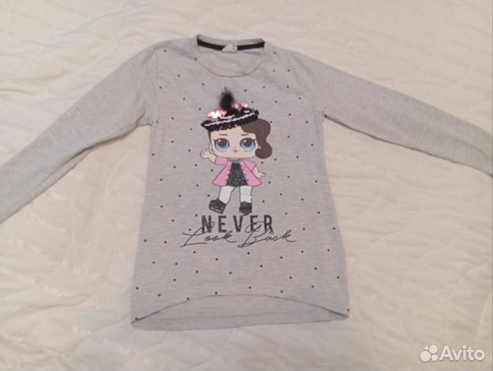 Одежда пакетом на девочку 128 134