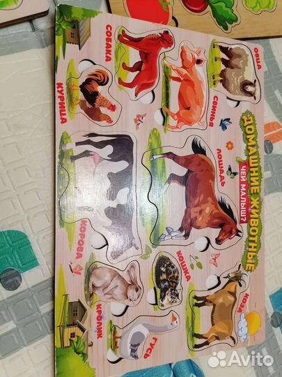 Рамки вкладыши монтессори