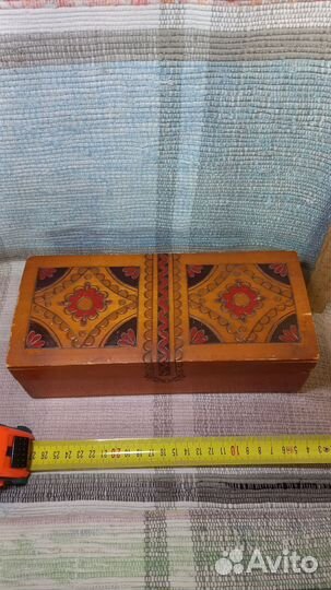 Шкатулка красивая деревянная