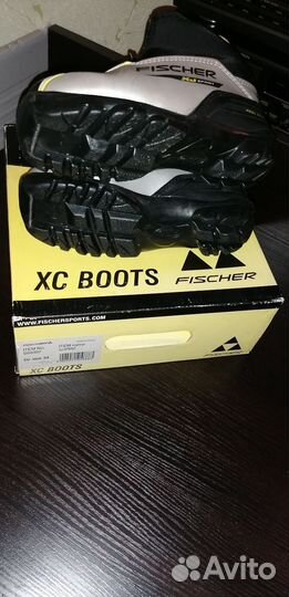 Лыжные ботинки fischer р. 32-33