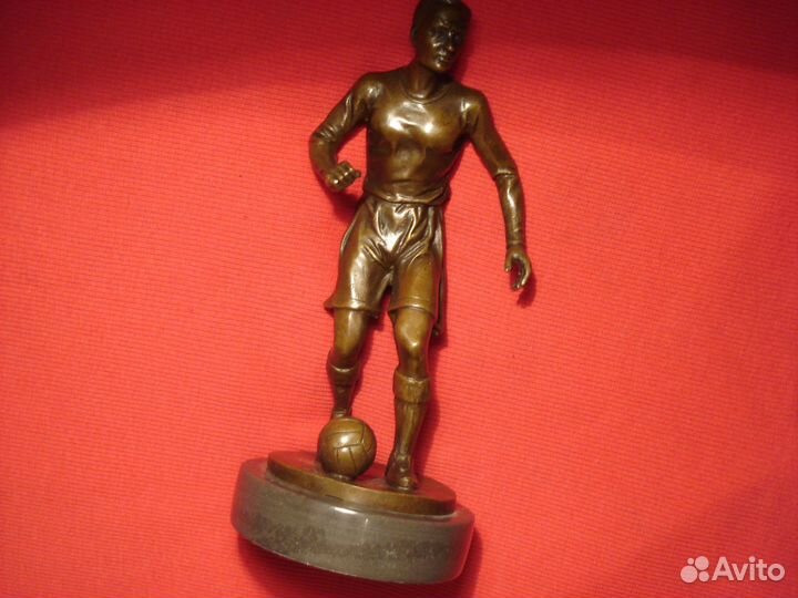 Статуэтка СССР Футболист Бронза 1967 Футбол Игра