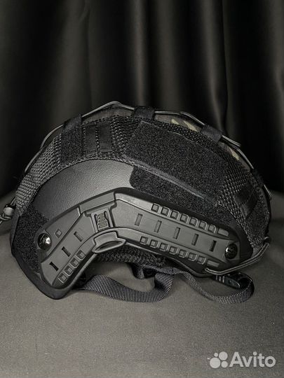 Баллистический шлем OPS core. Безухий. Черный