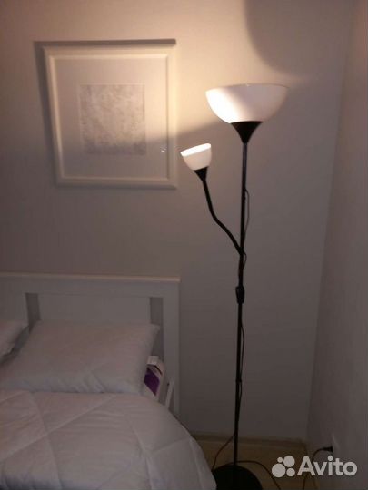 Торшер напольный IKEA чёрный