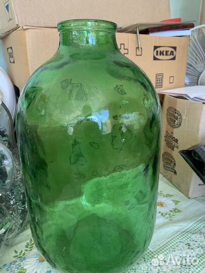 Банка 10 литров стеклянная