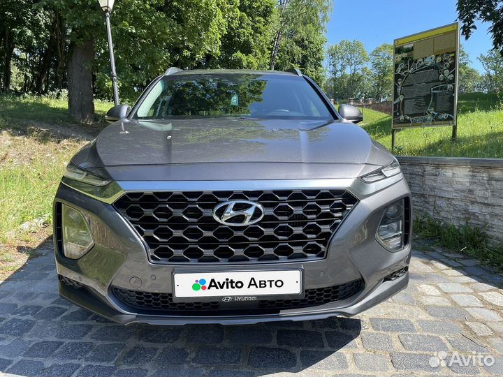 Hyundai Santa Fe 2.0 AT, 2019, 92 000 км