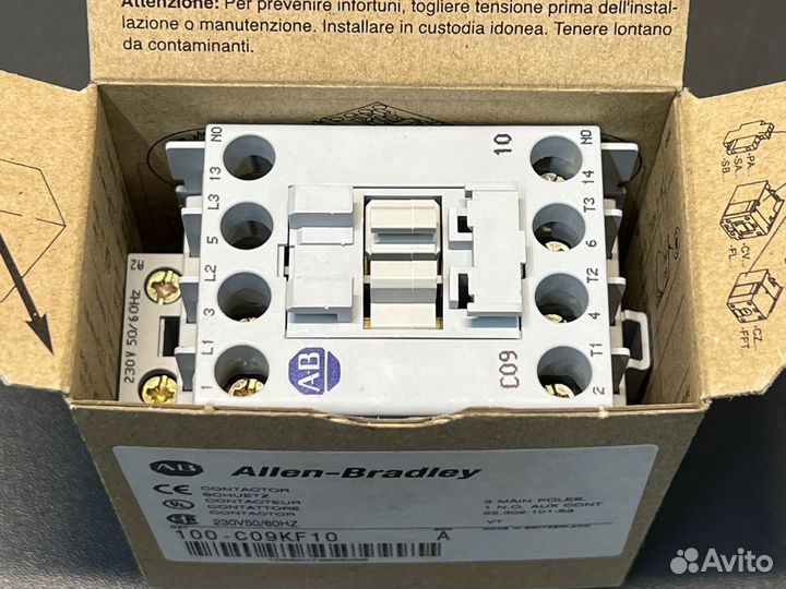 Allen-Bradley 100-C09KF10 Контактор, новый, 2 шт