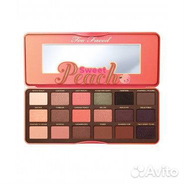 Too Faced sweet peach Палетка теней