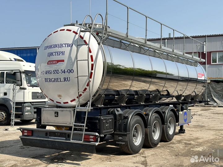 Полуприцеп пищевая цистерна BERGHEL 27300Л 3-осная, 2023