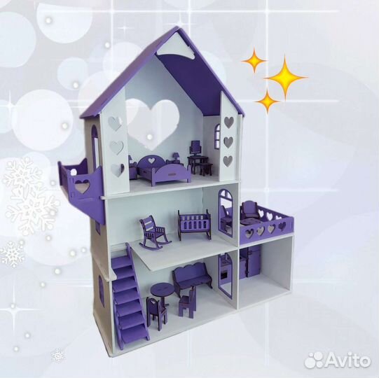 Кукольный домик новый