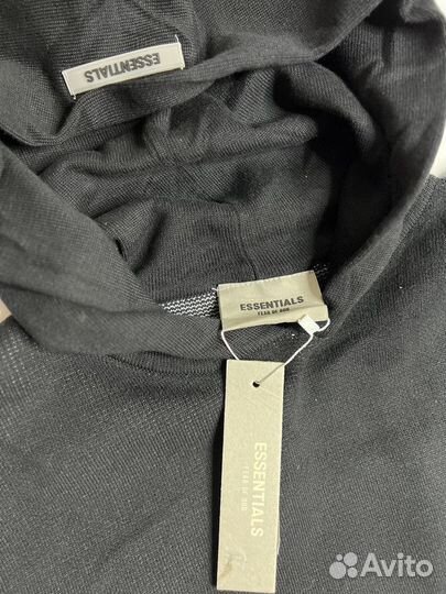 Худи вязаное Fear of God чёрный