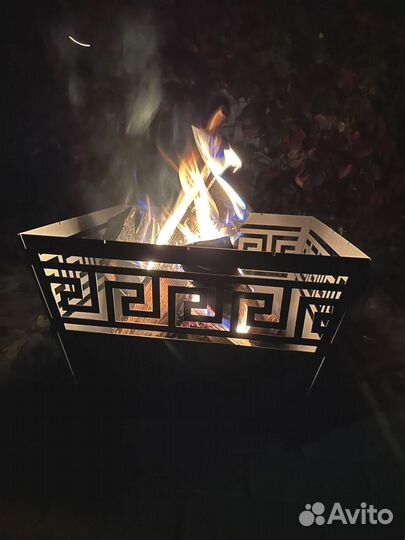 Кастровая чаша с решёткой гриль