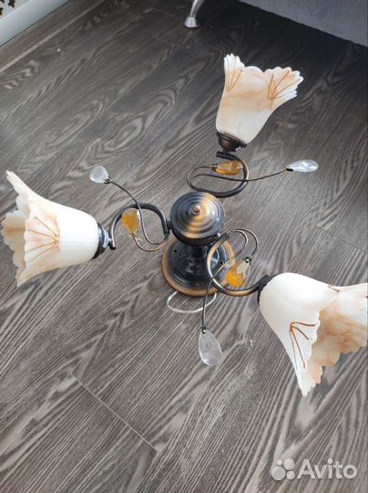 Люстра потолочная бу