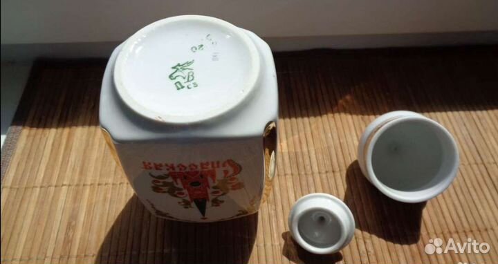 Чайница СССР, чайник мадонна, бочонок