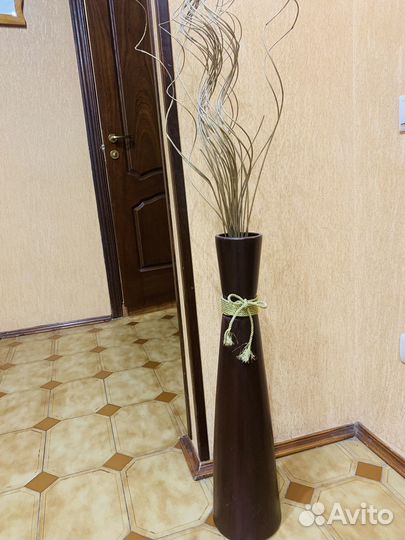 Ваза напольная высокая decor