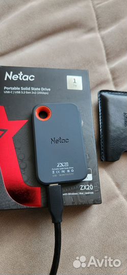 Внешний жесткий диск ssd Netac zx20 1Tb