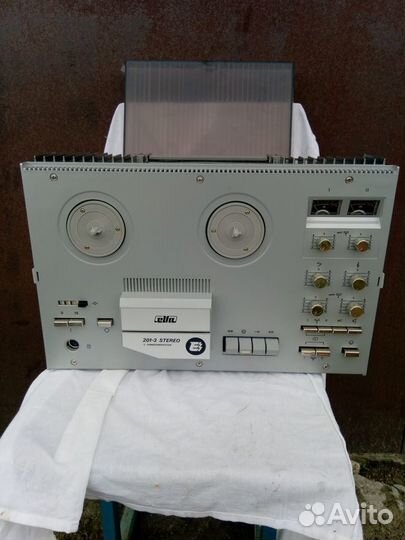 Катушечный магнитофон-приставка elfa 201-3 stereo