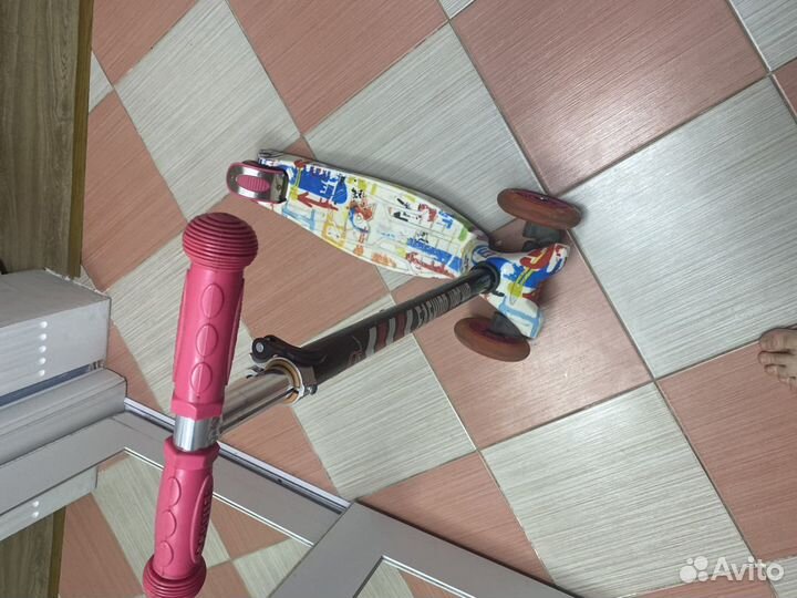 Самокат детский трехколесный бу