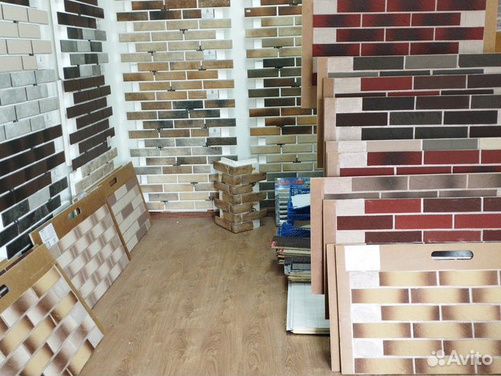 Фасадная плитка гибкий кирпич клинкер панели