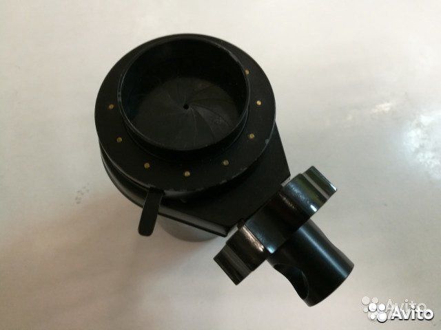 Микроскоп часть осветителя с диафрагмой СССР ломо
