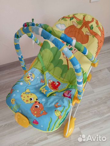 Детские качели шезлонг