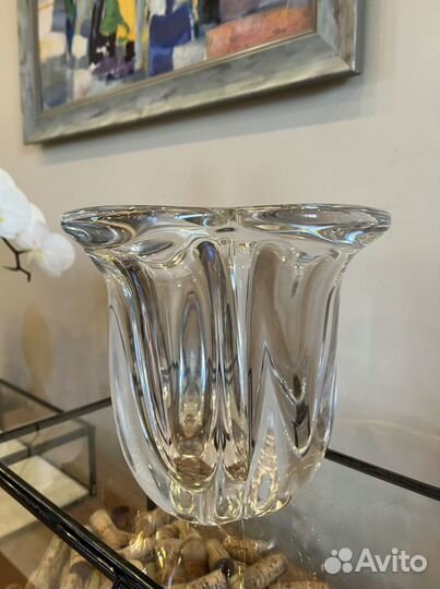 Редкость. Антикварная ваза Сristal de Sevres. Хрус