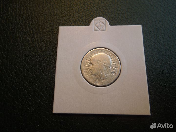 2,5,10 злотых Серебро Ядвига Польское Королевство