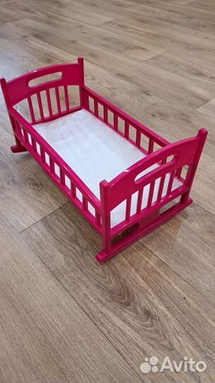 Кроватка кукольная 48*25