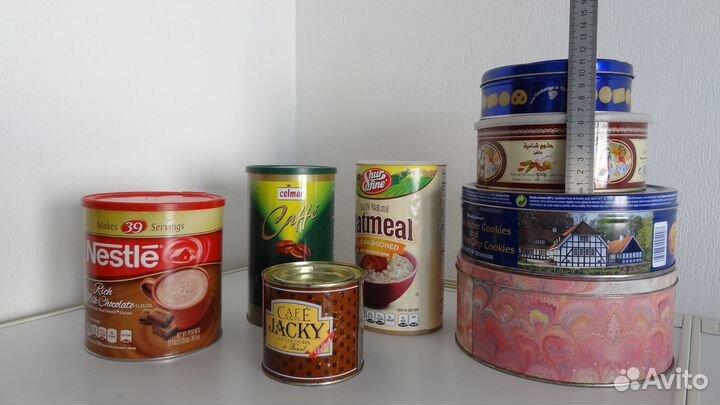 Банки контейнеры чайные кофейные оригинал жестяные