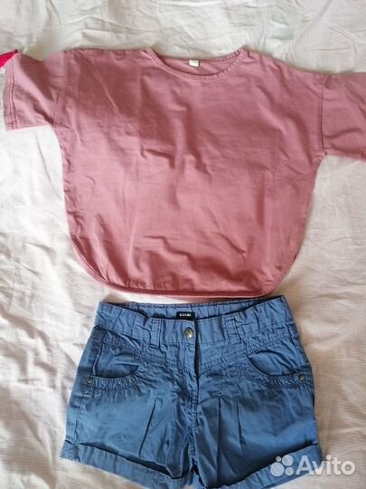 Вещи пакетом на девочку 116 122 128