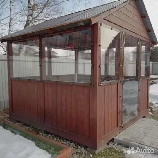 Мягкие окна для беседок