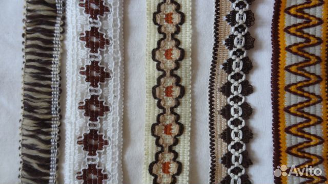 Тесьма, кружева, сутаж времён СССР