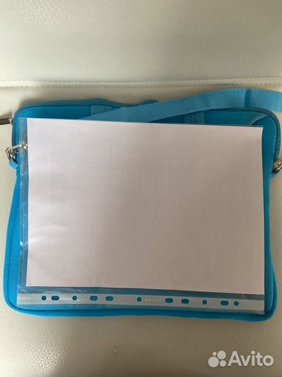 Чехол для планшета голубой мягкий