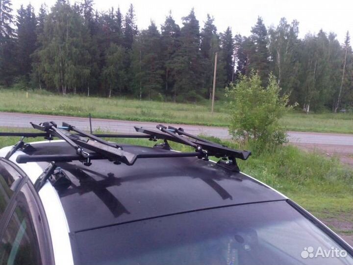 Велокрепления на крышу автомобиля