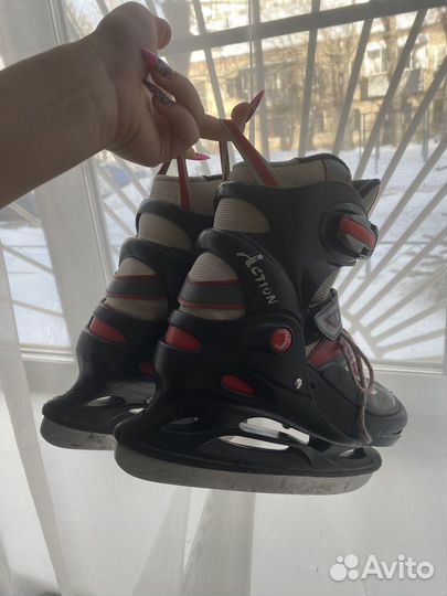 Коньки раздвижные 38 41