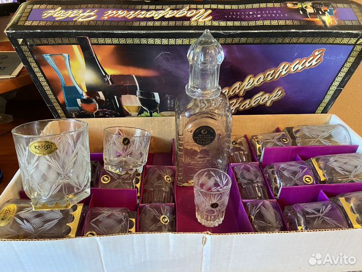 Подарочный набор (хрусталь) 19 предметов