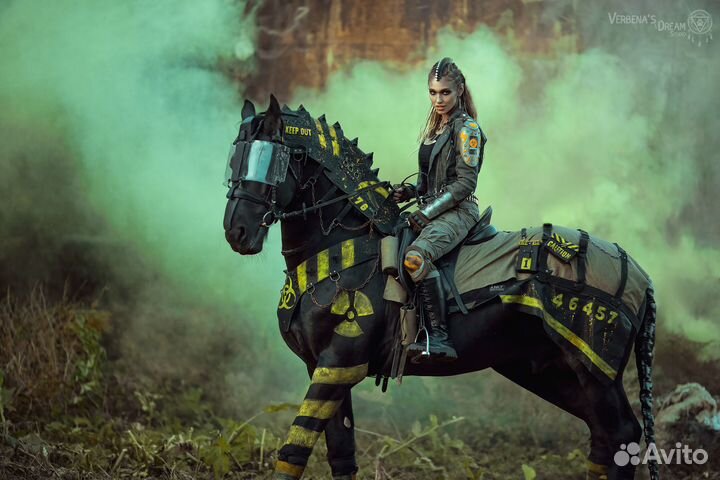 Костюм в стиле киберпанк, постапокалипсис