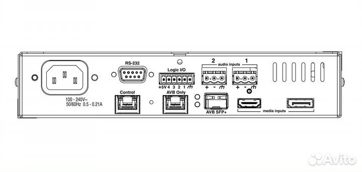 Видеопроцессор Biamp tesiralux IDH-1