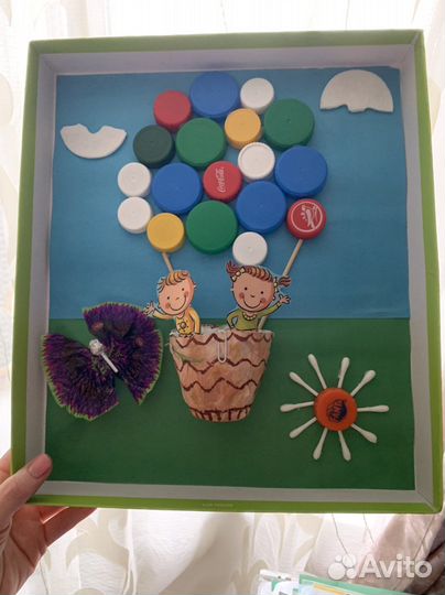 Поделка в сад/школу из вторсырья