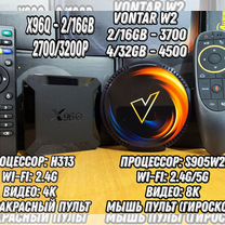 Смарт тв приставки настроенные X96/vontar/MI BOX