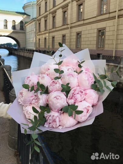 Пионы премиум букет пионов доставка